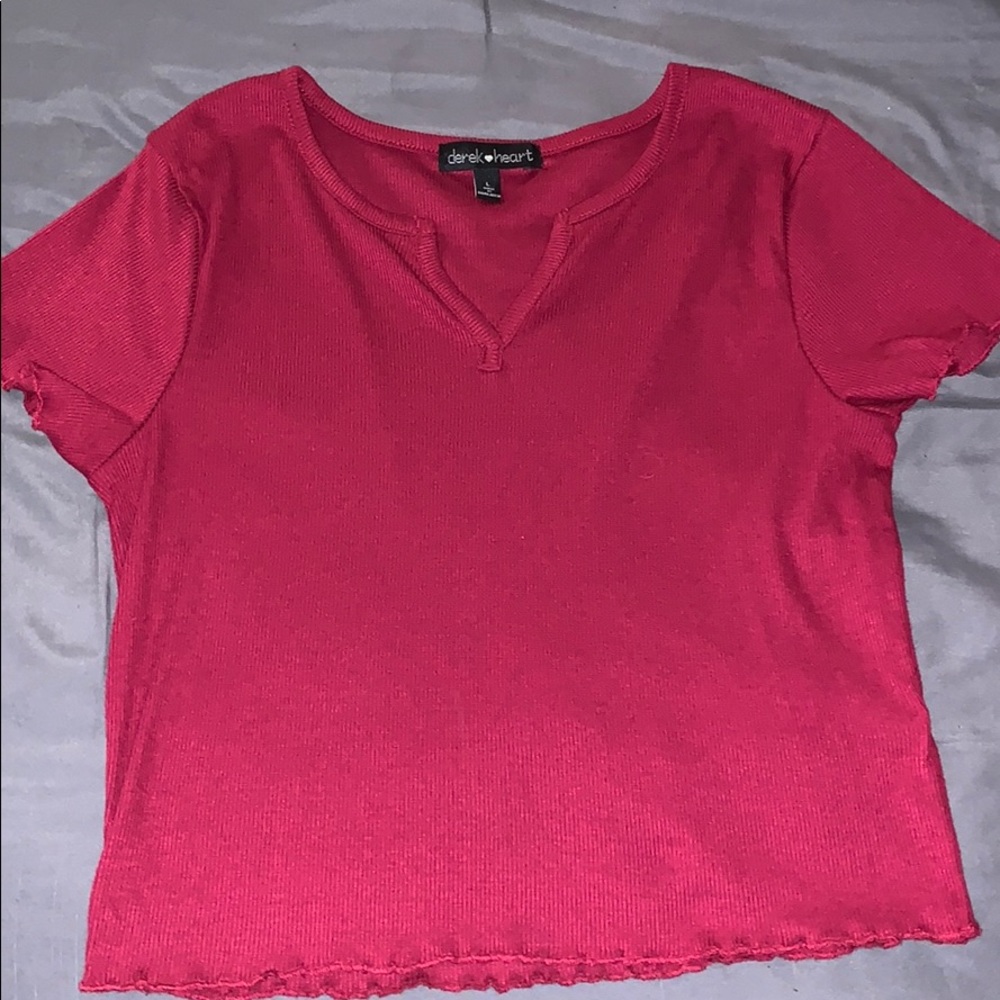 Maroon/Plum Crop Top